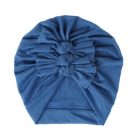 Cute Bownot Decoration Ruffled Head Cap - PrettyKid