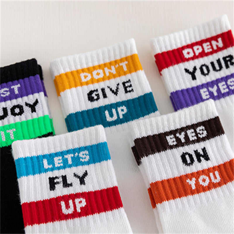 Wholesale 5 Pcs Sport Stripes Socks in Bulk - PrettyKid
