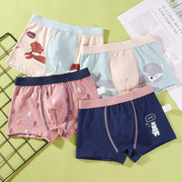 Toddler Boy 4pcs Fox Pattern Panties - PrettyKid