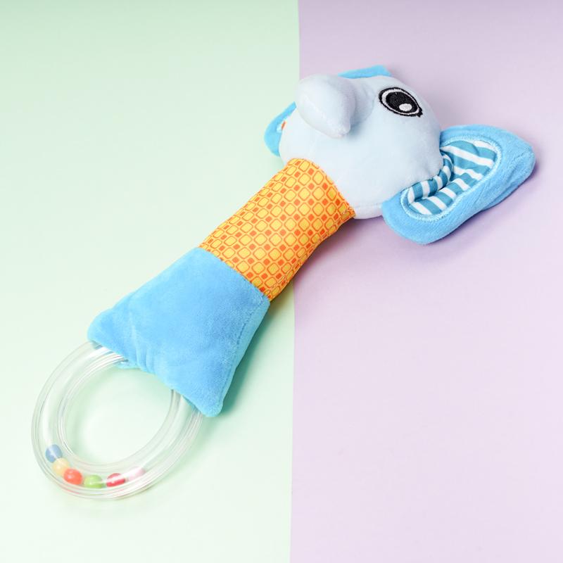Cute Animal Rattle Baby Plush Toy - PrettyKid