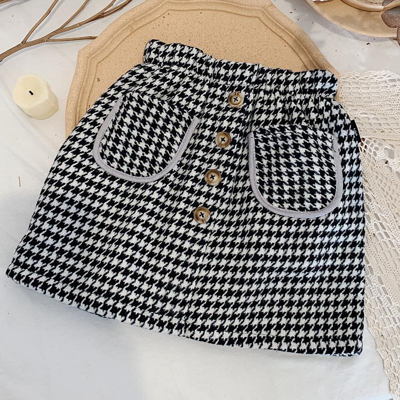 Houndstooth Skirts for Toddler Girl - PrettyKid