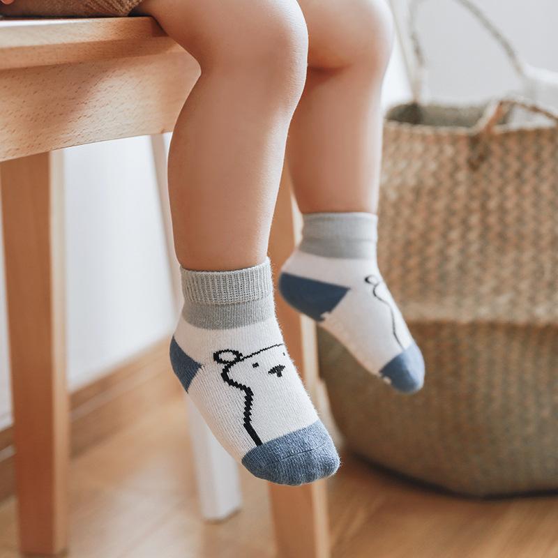 Cotton Animal Socks for Baby Boys - PrettyKid