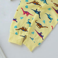 2-piece Dinosaur Pattern Pajamas Sets for Children Boy - PrettyKid