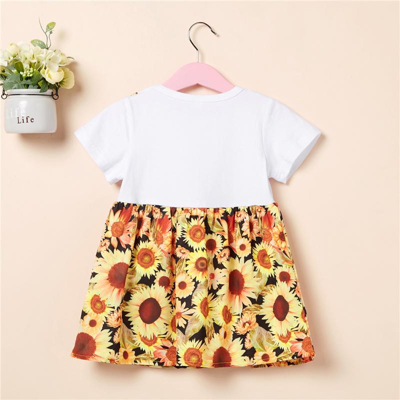 Grow Girl Sunflower Print Dress - PrettyKid