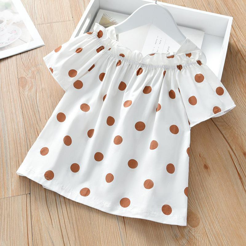 Toddler Girl Polka Dot Sling Top Children's Clothing - PrettyKid