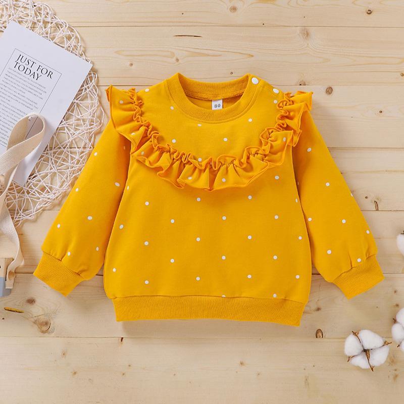 Ruffle Long Sleeve T-shirt for Baby Girl - PrettyKid