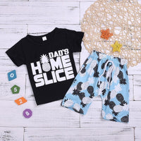 Letter Print Hoodie and Pants Set - PrettyKid