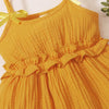 Toddler Girl Solid Pattern Summer Cotton linen sling skirt Wholesale Children's Clothing - PrettyKid