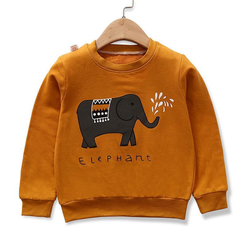 Elephant Pattern Sweatshirt for Children Boy - PrettyKid