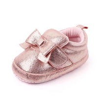 Bow Velcro soft sole baby shoe - PrettyKid