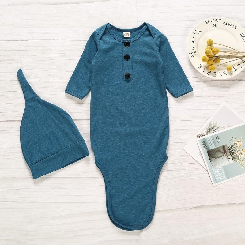 Solid Cotton Pajamas for Baby - PrettyKid