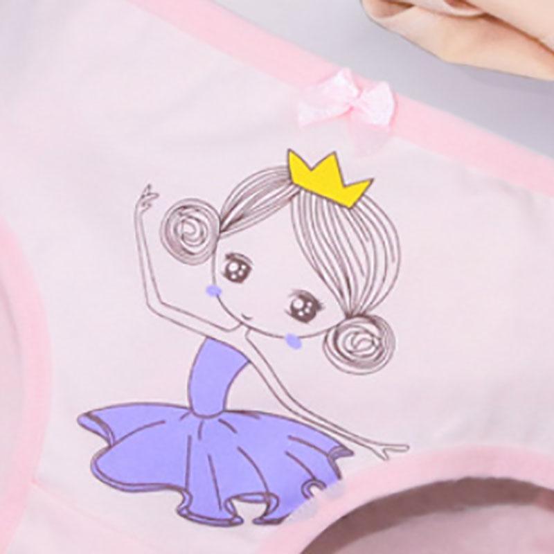 4-piece Cartoon Pattern Panties for Girl - PrettyKid