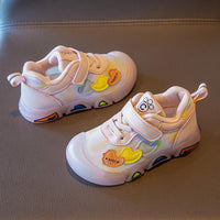 wholesale childrens clothing online Toddler Girl Heart-shape Print Velcro Sport Shoes Wholesale - PrettyKid