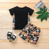 Toddler Boy Camouflage Print T-shirt & Shorts - PrettyKid