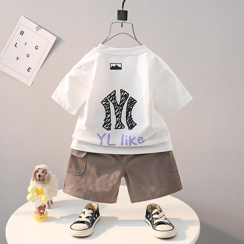 Grow Boy Loose T-shirt & Big Pocket Shorts - PrettyKid