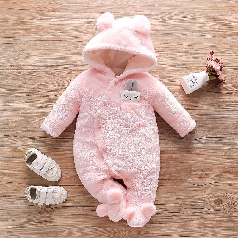 Winter Rabbit Thick Jumpsuit for Baby - PrettyKid