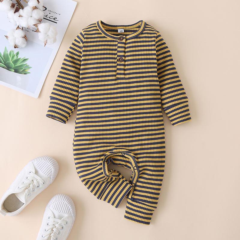 Striped Jumpsuit for Baby Boy - PrettyKid