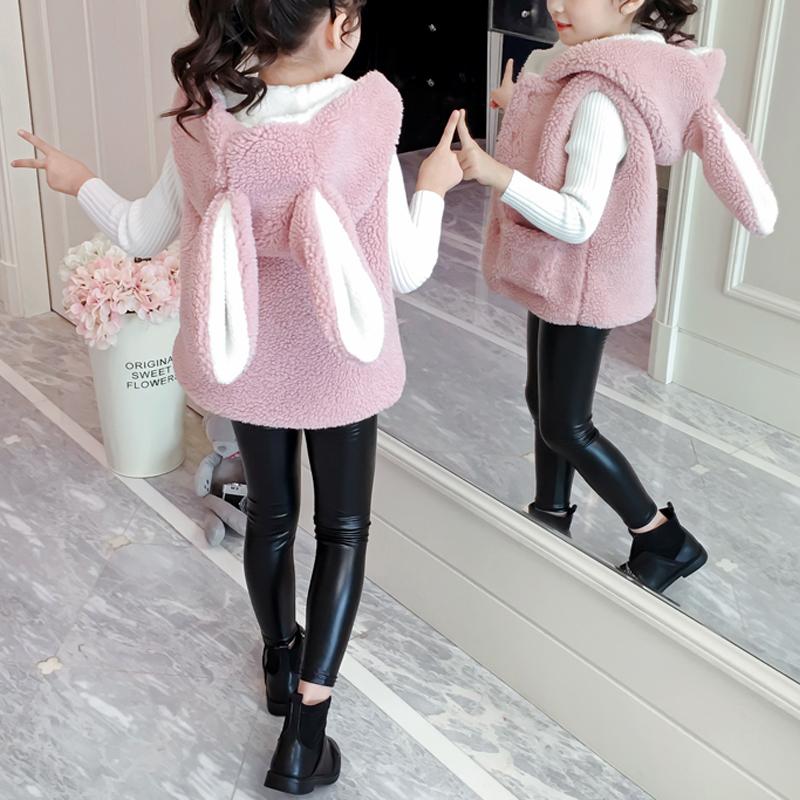 Cute Solid Thick Vest for Toddler Girls - PrettyKid