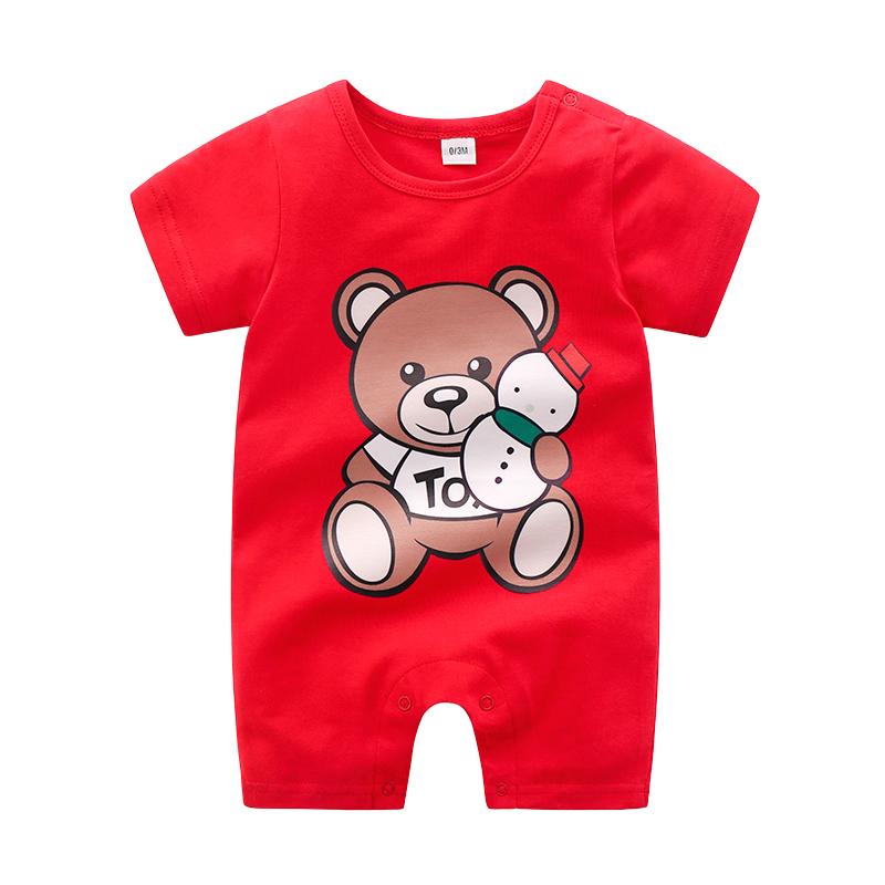 Bear Pattern Jumpsuit for Baby Children's clothing wholesale - PrettyKid