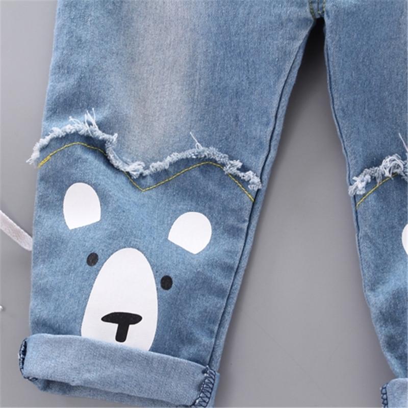 Casual Dog Print Jeans Wholesale children's clothing - PrettyKid