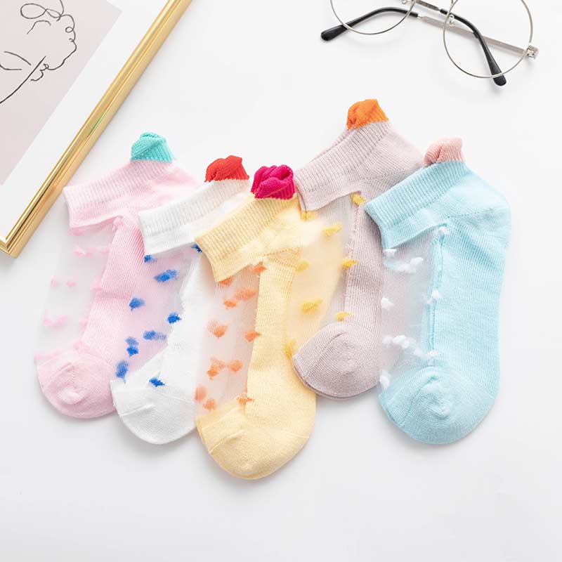 5-piece Cartoon Pattern Breathable Socks for Baby Wholesale children's clothing - PrettyKid