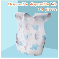 10-piece Cartoon Disposable Bib - PrettyKid