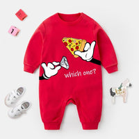 Pizza Pattern Jumpsuit for Baby - PrettyKid