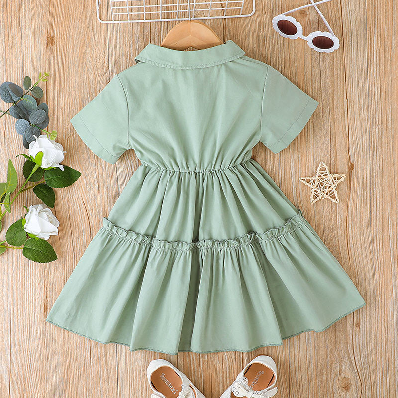 18months-6years Toddler Girl Dresses Girls Summer Dress Wholesale Little Girl Clothing - PrettyKid