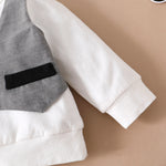 Wholesale Baby Color-block Bow Knot T-Shirts & Pants in Bulk - PrettyKid