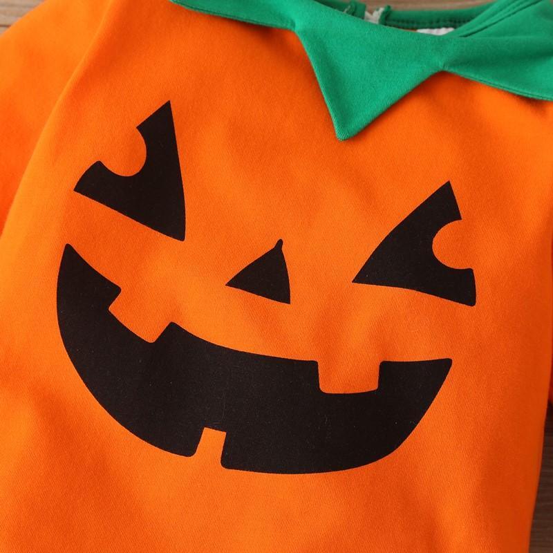 sweet dreams children's clothing wholesale Baby Color-block Halloween Jumpsuit - PrettyKid