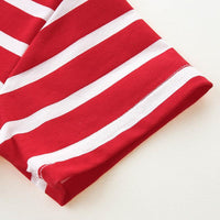 Toddler Boy Polo Collar Striped Pattern Top Wholesale Children's Clothing - PrettyKid