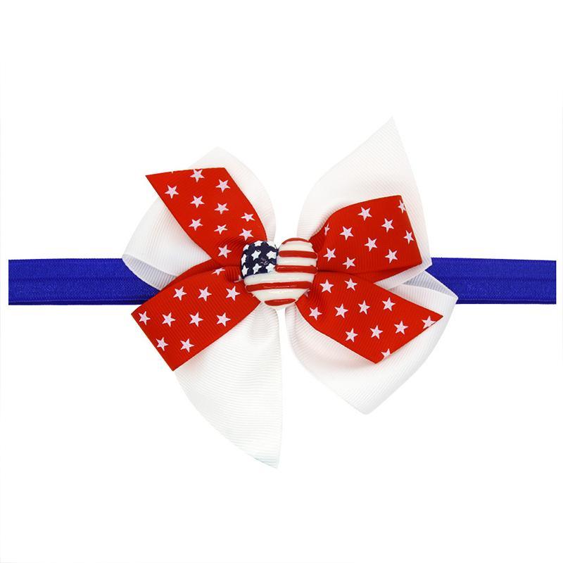 Independence Day Bow Headband - PrettyKid