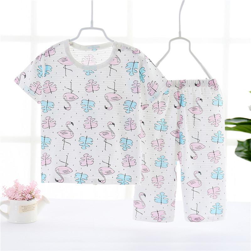 Toddler Boy Dinosaur Pattern Pajamas Sets - PrettyKid