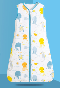 Summer Thin Baby Vest Pajamas Sleeveless Baby Kick Proof Quilt Children's Sleeping Bag - PrettyKid