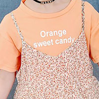 Kid Girl 2 Pic T-shirt & Cami Dress Set - PrettyKid