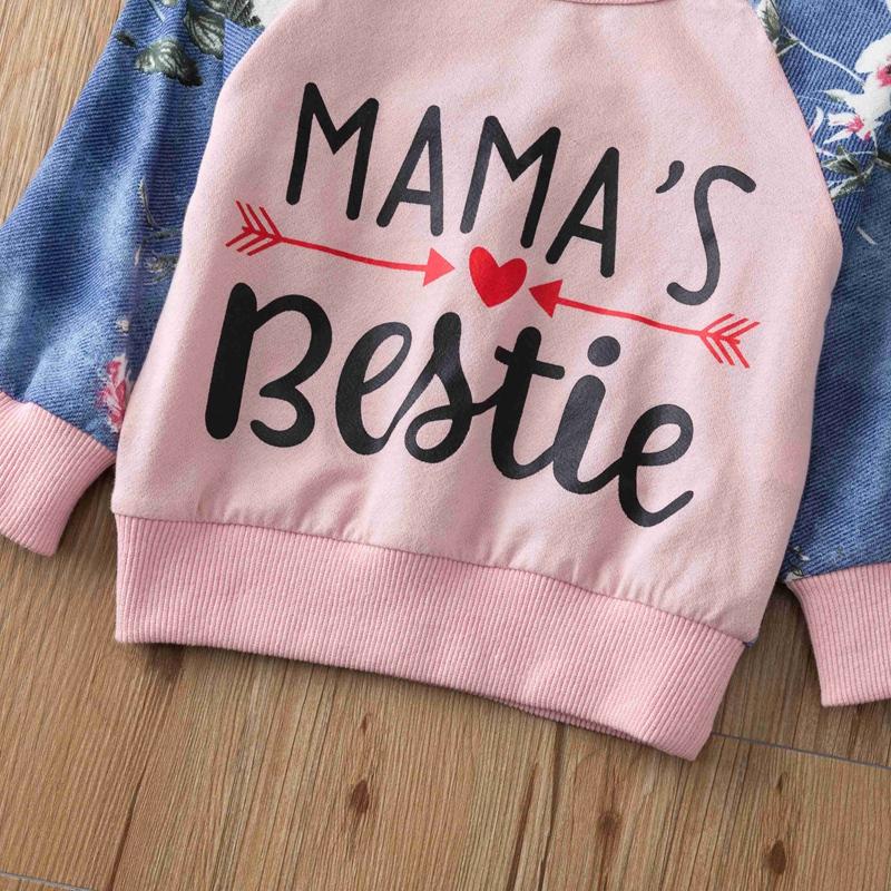 2-piece Long Sleeve T-shirt & Pants for Baby Girl - PrettyKid