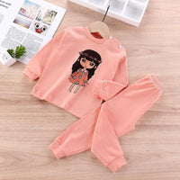 2-piece Cartoon Pajamas Sets for Toddler Girl - PrettyKid