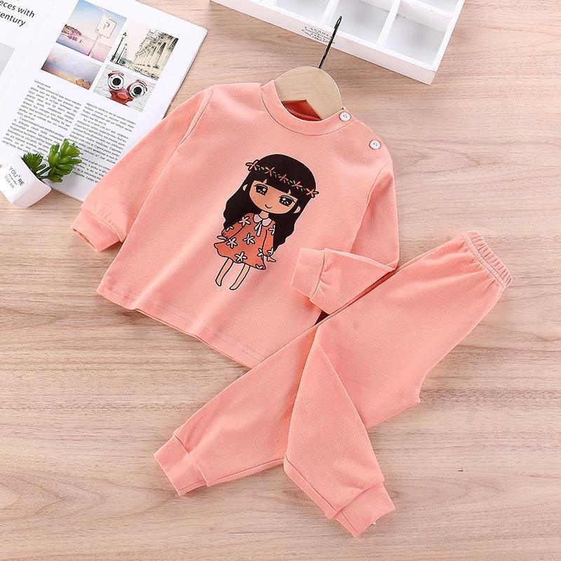 2-piece Cartoon Pajamas Sets for Toddler Girl - PrettyKid