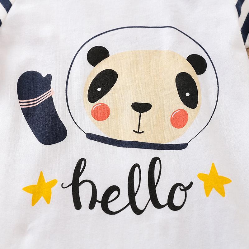 Panda Pattern Jumpsuit for Baby Boy - PrettyKid