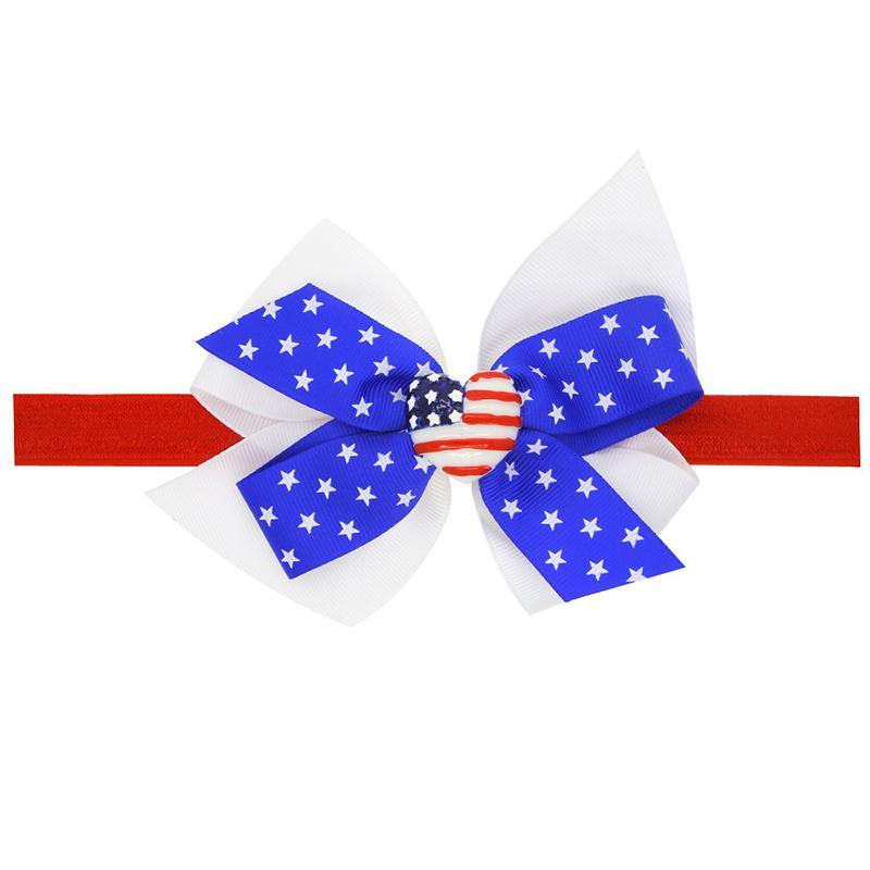 Independence Day Bow Headband - PrettyKid