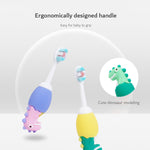 Wholesale Dinosaur Shaped Silicone Toothbrush in Bulk - PrettyKid