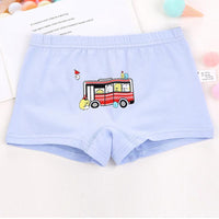 Toddler Boy 4pcs Cartoon Pattern Panties - PrettyKid