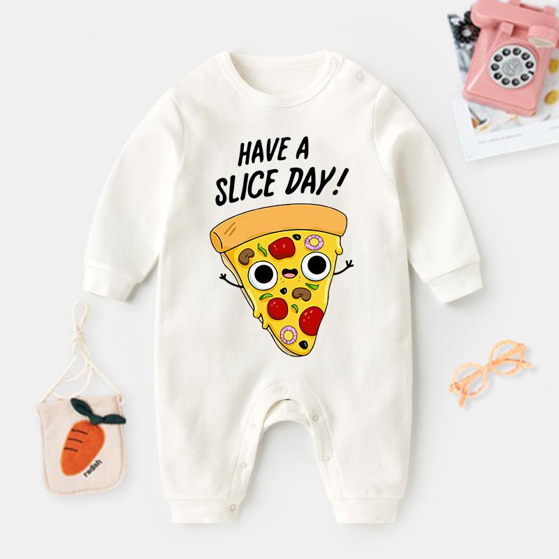 Pizza Pattern Jumpsuit for Baby - PrettyKid