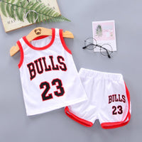 2pcs Cute Prints Sporty T-shirt and Pants No Shoes - PrettyKid