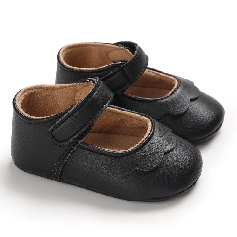 Solid Velcro Design Children Shoes for Baby Girl - PrettyKid