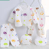 0-24M Smiley Print 5 Piece Monk Clothes Gift Box Baby Outfit Sets Wholesale Baby Clothes - PrettyKid