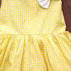 Toddler Girl Plaid Bwknot Dress - PrettyKid