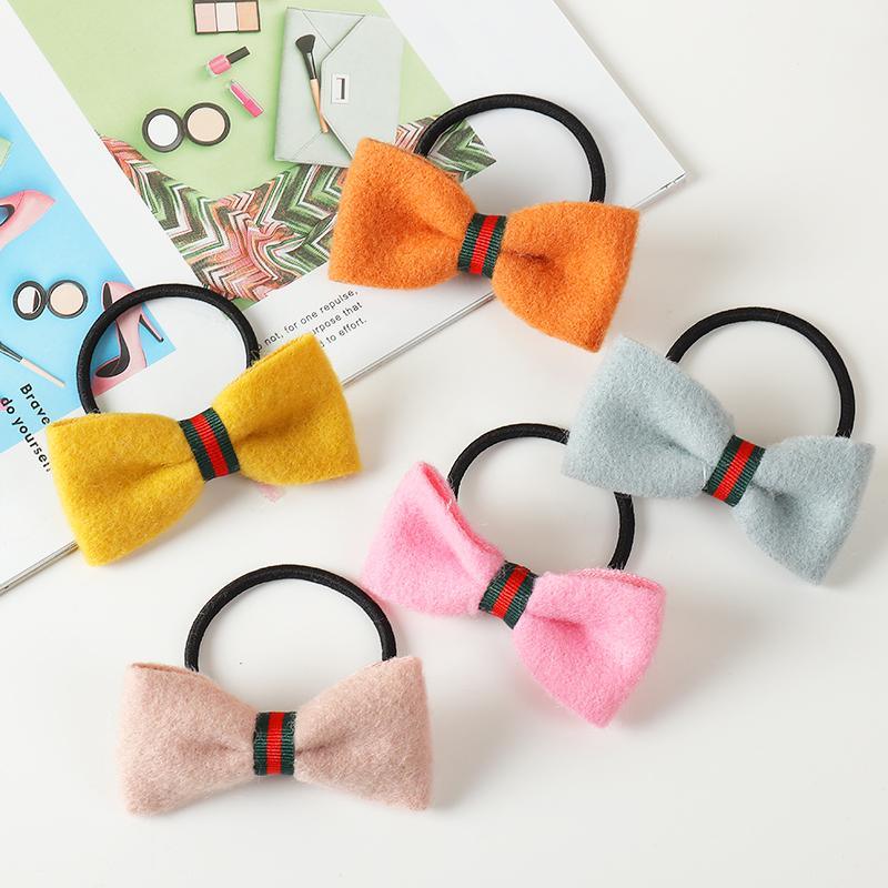 5-piece Bowknot Hair Rope for Girl - PrettyKid