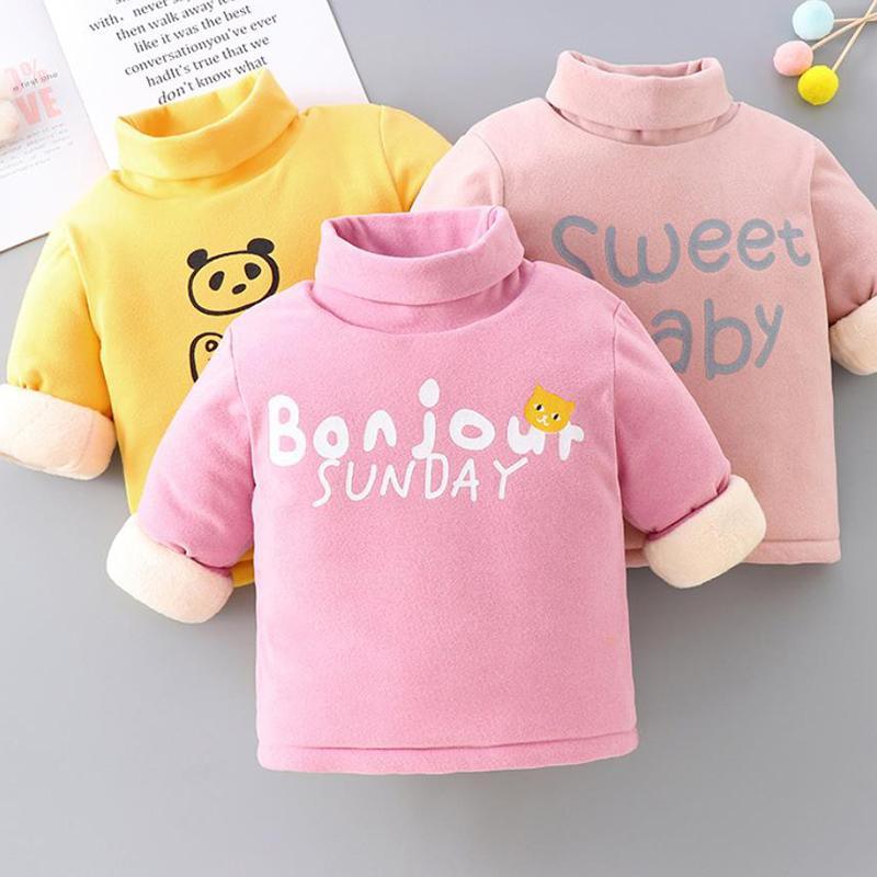 Letter Pattern Long Sleeve T-shirt for Toddler Girl - PrettyKid