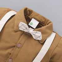 Gentleman Bow Decor Jumpsuit for Baby Boy Children's Clothing - PrettyKid